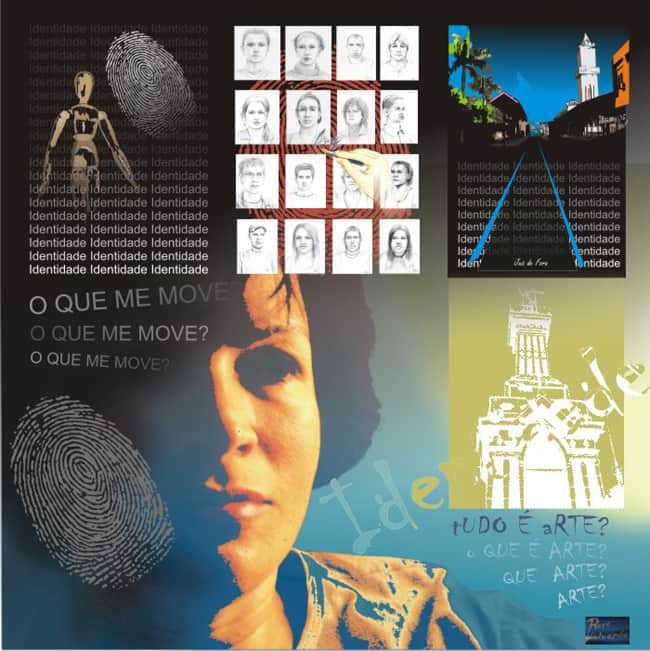 Mostra Professor Também Faz Arte - 2010 Painel O que me move Rose Valverde Arte Digital - Mostra Professor Também Faz Arte - 2010
